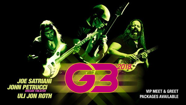 G3 TOUR CONTINUES IN EUROPE MARCH 16 through APRIL 30